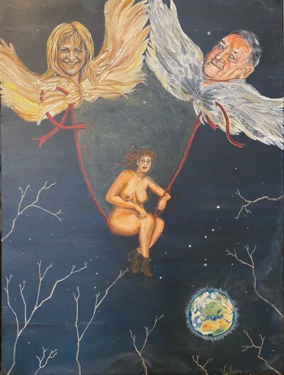 Mes ailes - a Paintings Artwork by Bayet Valérie